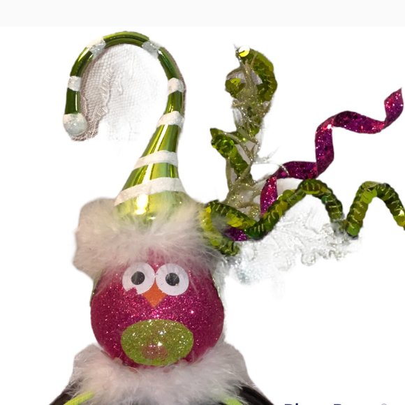 Christmas Lime Green DoDo Bird Headband. Adult Christmas Headband, Christmas Top - Picture 6 of 16